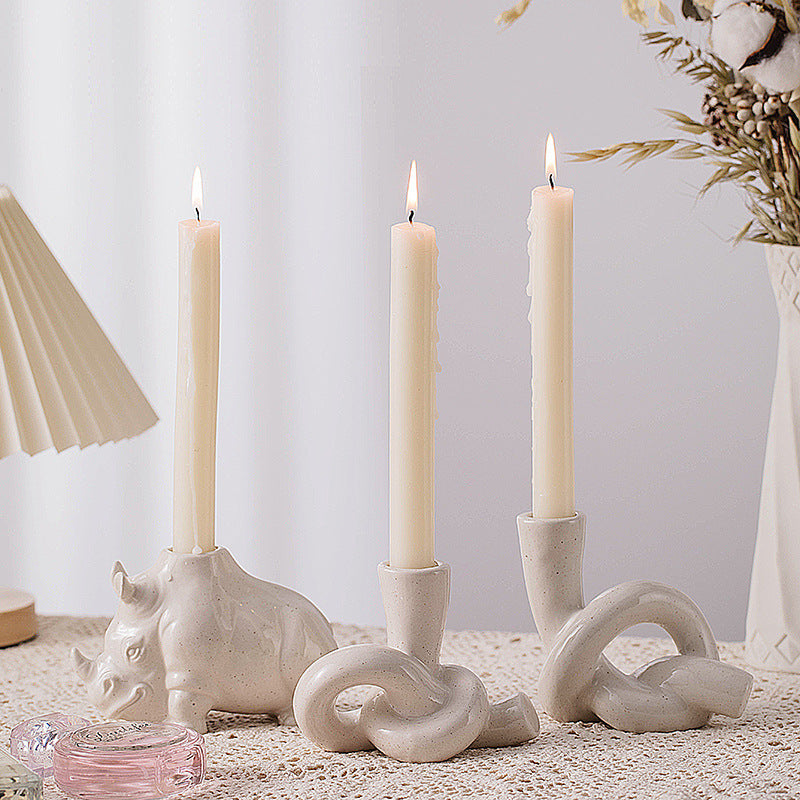 Premium Creative Ceramic Incense Candle Table - Handmade Home Decoration