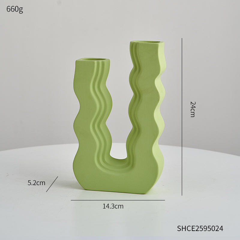 Premium Ins Vase Decoration - Modern Simple Home Centerpiece