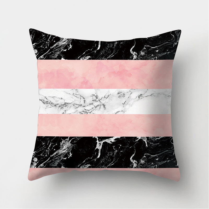 Leather Velvet Pillowcase Sofa Cushion Cover - Luxury Textured Throw Pillow for Home