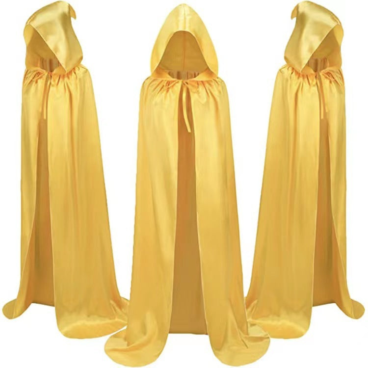 Halloween Children's Wizard Cloak - Hooded Cape Costume