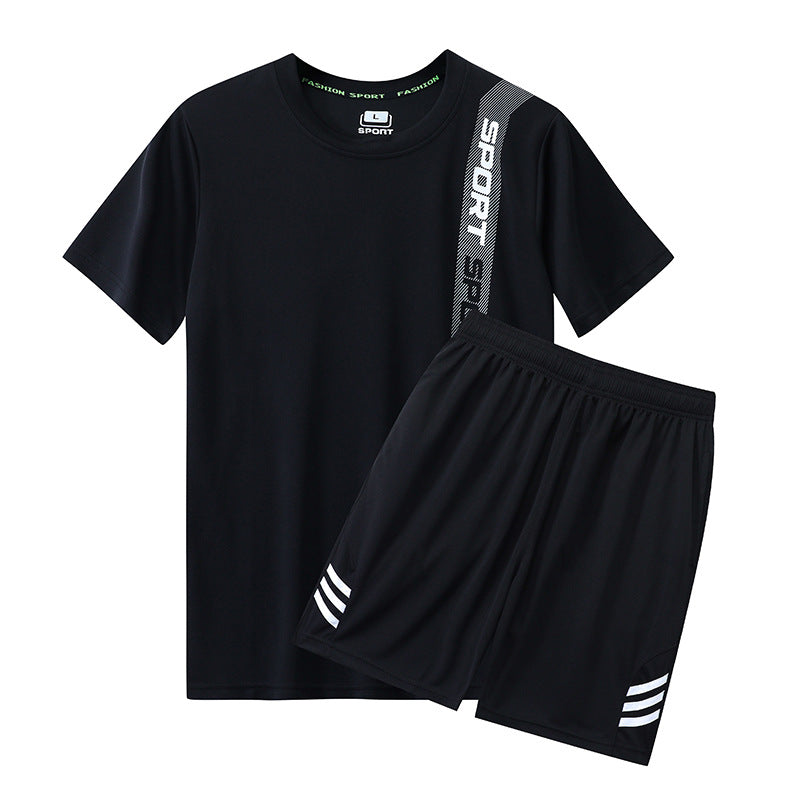 Unisex Fitness Short-Sleeved Top - Athletic Performance Wear