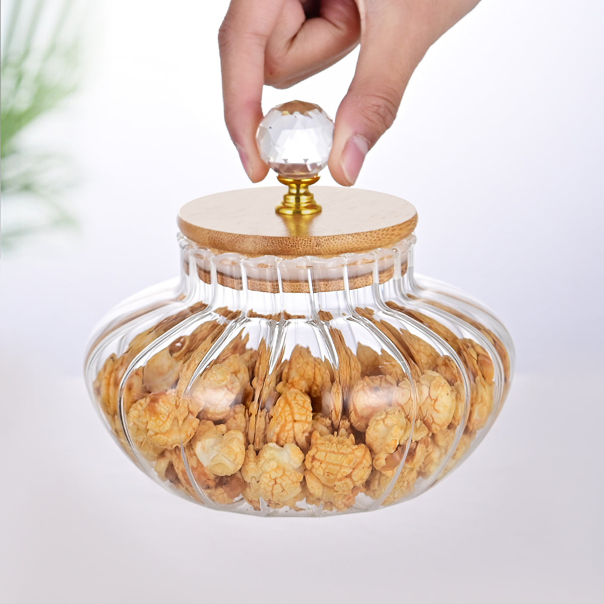 Borosilicate Glass Storage Jar - Sealed Coffee & Kitchen Container