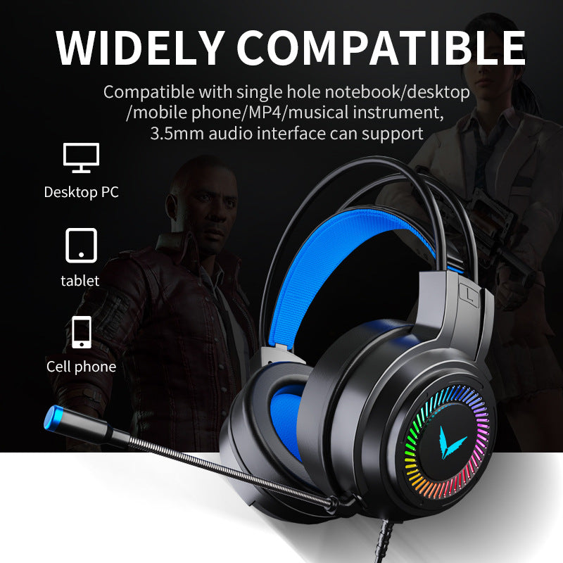 Gaming Headsets - 7.1 Surround Sound USB/3.5mm Wired Headphones with Microphone