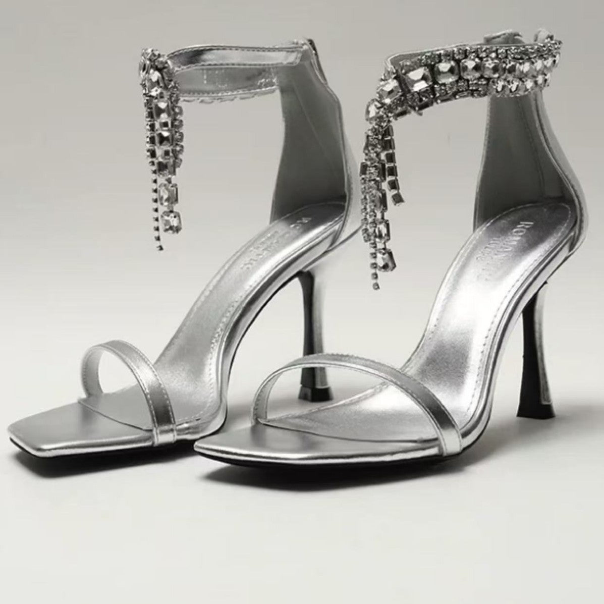 Women's Rhinestone High Heels - French Style Elegant Pumps