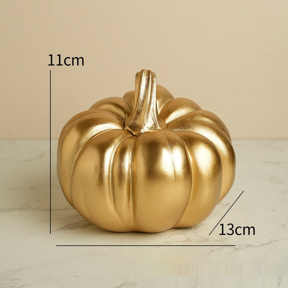 Premium Retro Pumpkin Decoration - Vintage Home Living Room Hallway Ornament