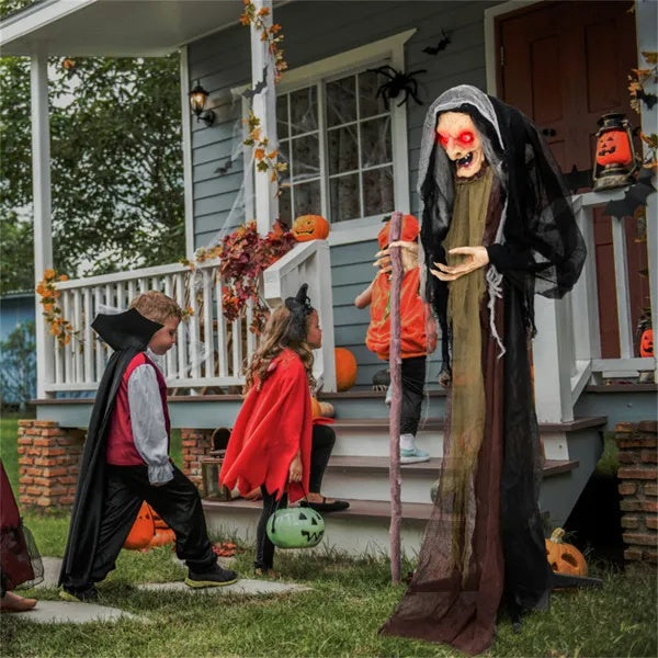 Halloween Witch Prop Decoration - Premium Display Piece