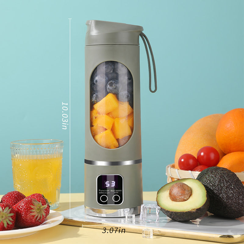 Portable USB Rechargeable Mini Juicer - 380ml Personal Blender