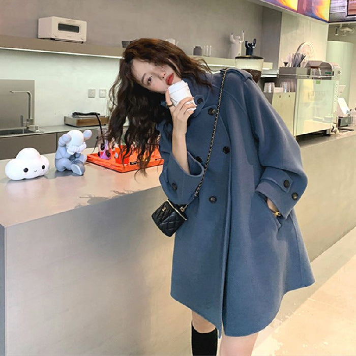 Women's Wool Cape Coat