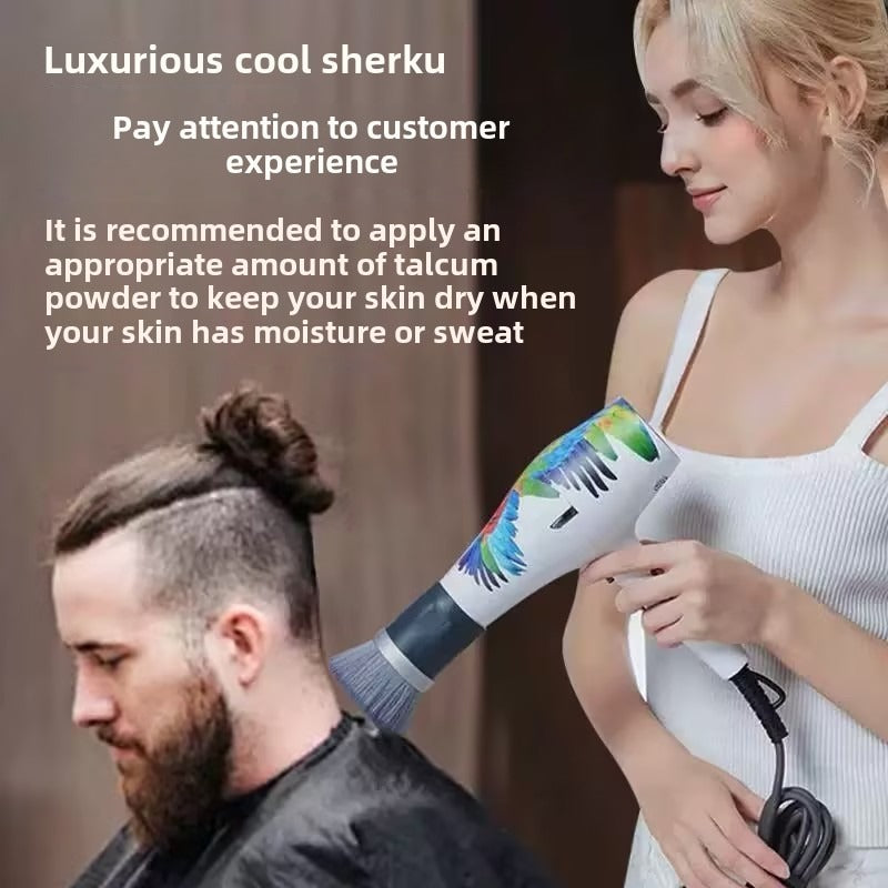 A Hairbrush For Hair Dryers. It Is A Hairbrush Used In Barbershops With Soft Bristles. It Is Compatible With Hair Dryers With A Diameter Of 4 To 5.5 Cm.