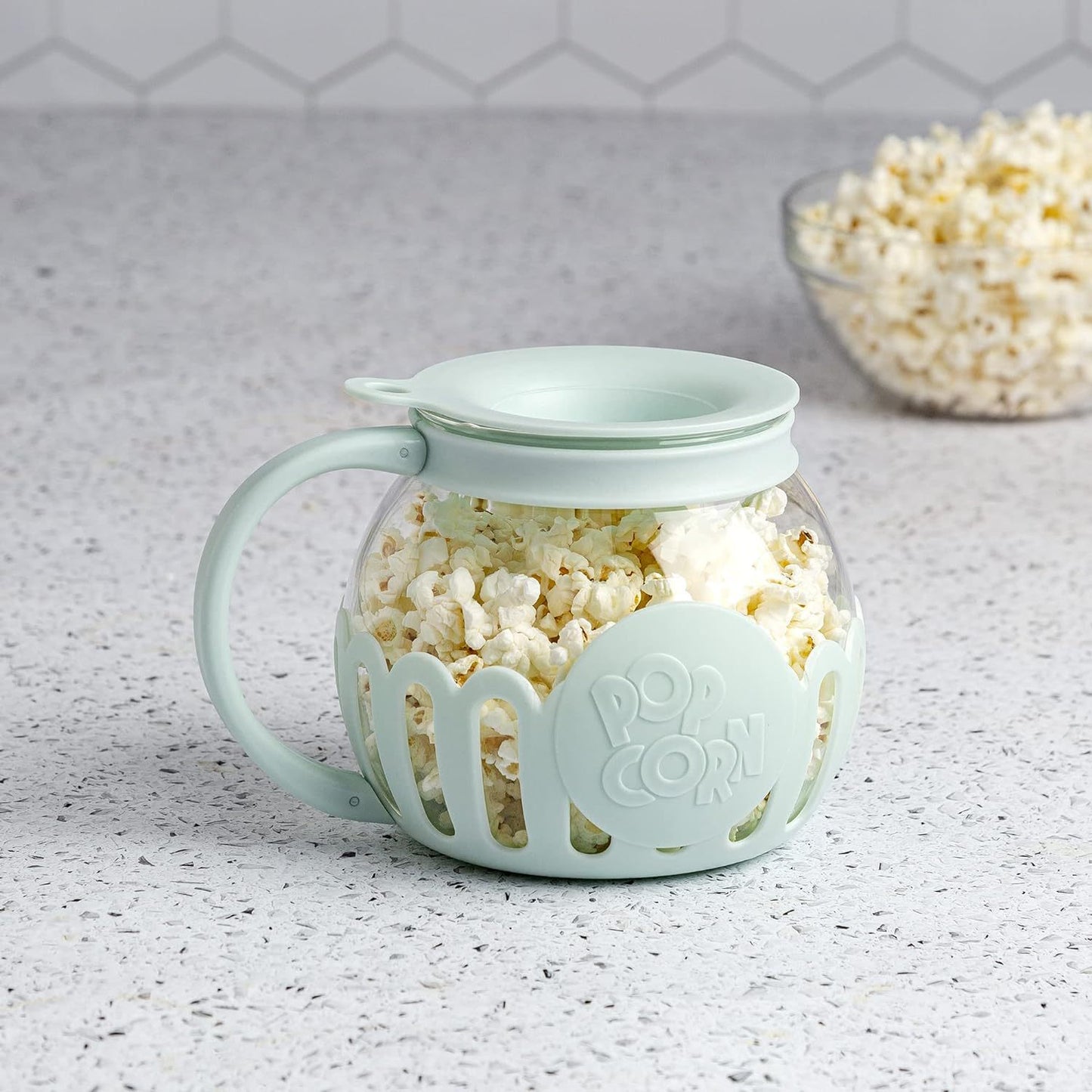 Glass Microwave Popcorn Popper