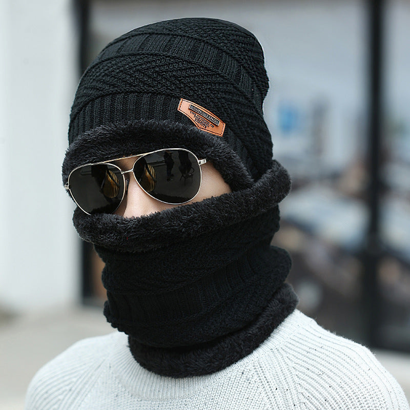 Premium Winter Beanie Hat & Scarf Set - Thick Fleece Lined Knit Cap with Neck Warmer for Men & Women
