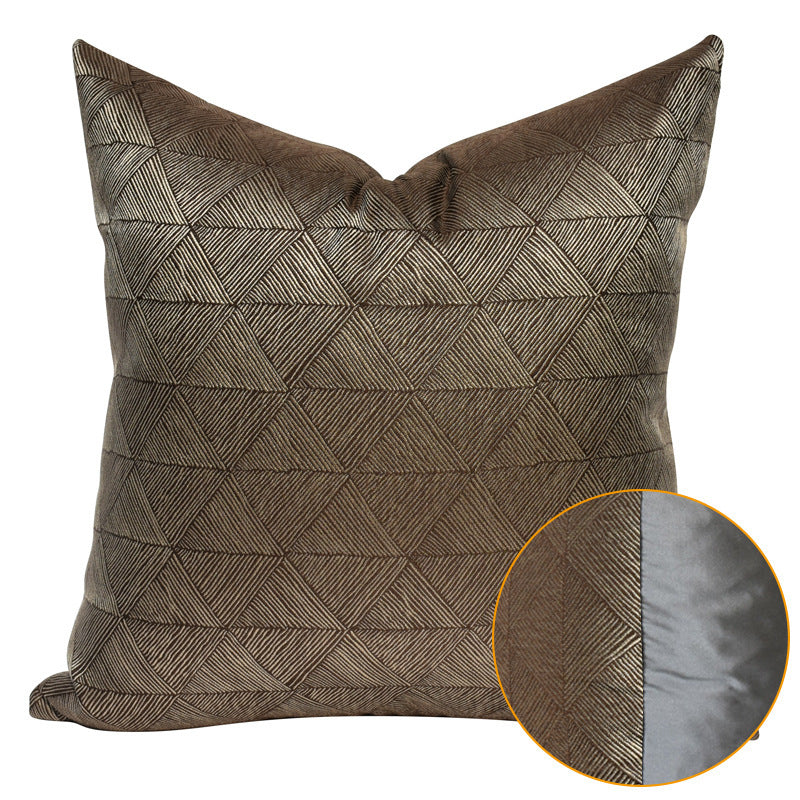 Modern Minimalist Brown Living Room Sofa Cushion Cushion