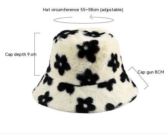 Women's Autumn Winter Warm Plush Hat - Cozy Fashion Beanie