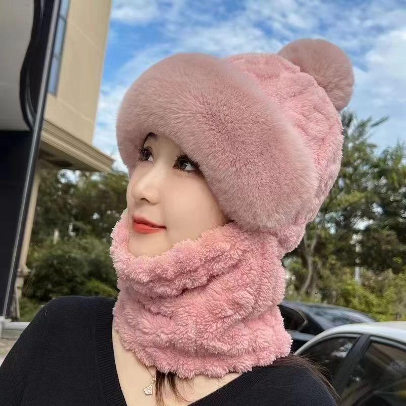 Women's Outdoor Hat - Ear & Wind Protection Single-Layer Fleece-Lined Winter Cap