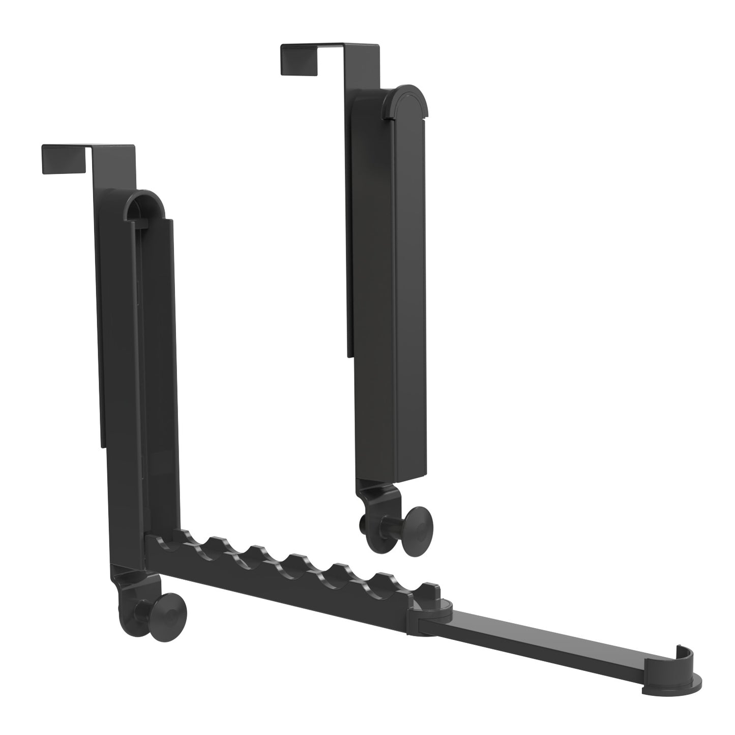 2Pcs Over The Door Hanger Hooks For Clothes Foldable Clothes Drying Rack For Laundry Coats Towels Portable Clothing Hanger Hook For 1.81In Thickness Door Maximum