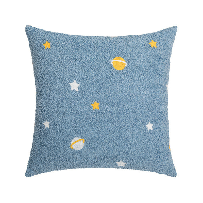 Plush Bedroom Bedside Cushion Cover