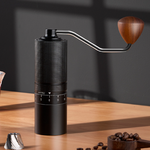 Premium Manual Coffee Bean Grinder - Adjustable Hand-Crank