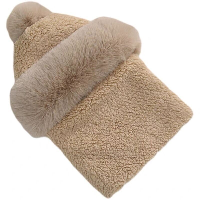 Women's Outdoor Hat - Ear & Wind Protection Single-Layer Fleece-Lined Winter Cap