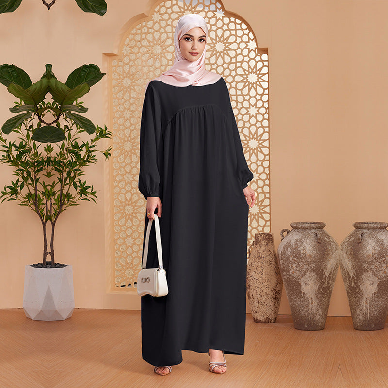 Women's Abaya Dress - Middle Eastern Long Robe