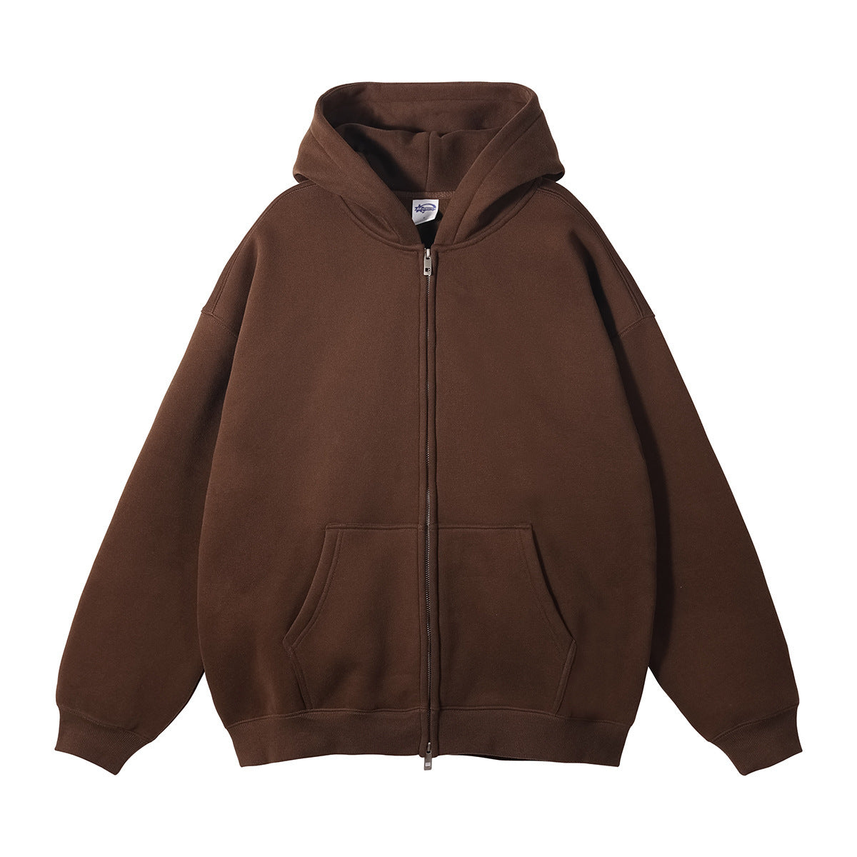 Men's Premium Zippered Hoodie - Comfortable Full-Zip Sweatshirt with Adjustable Hood