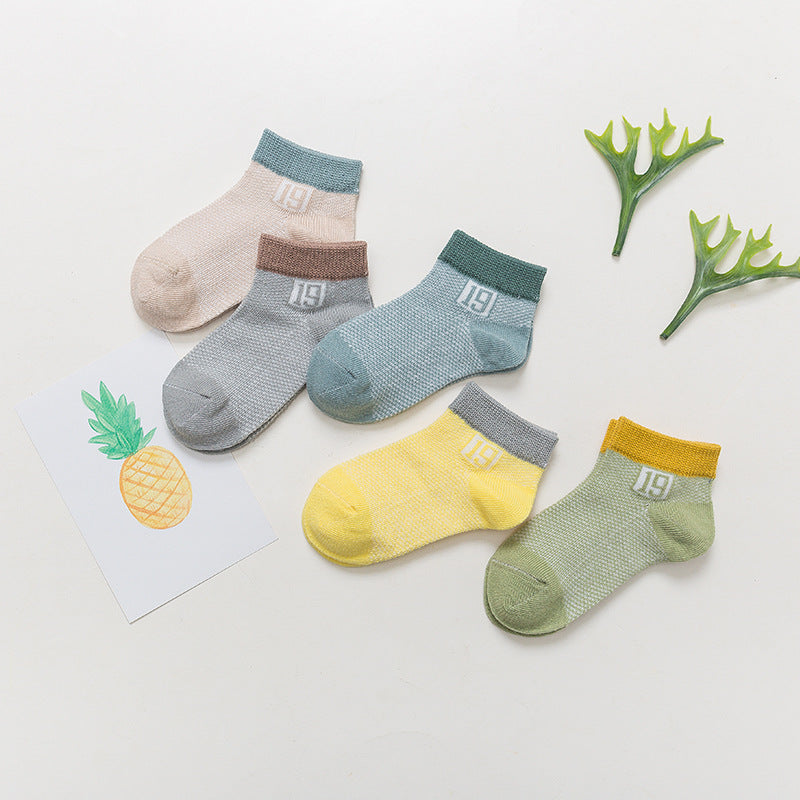 Cotton Baby Socks - Breathable Soft Socks for Boys & Girls