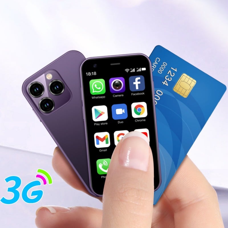 Mini Android Smartphone - Compact 16GB Unlocked Phone with Dual SIM