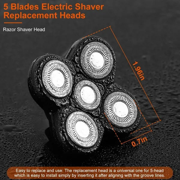 Men Electric Shaver Replacement Blade 5 Heads Beard Cutter