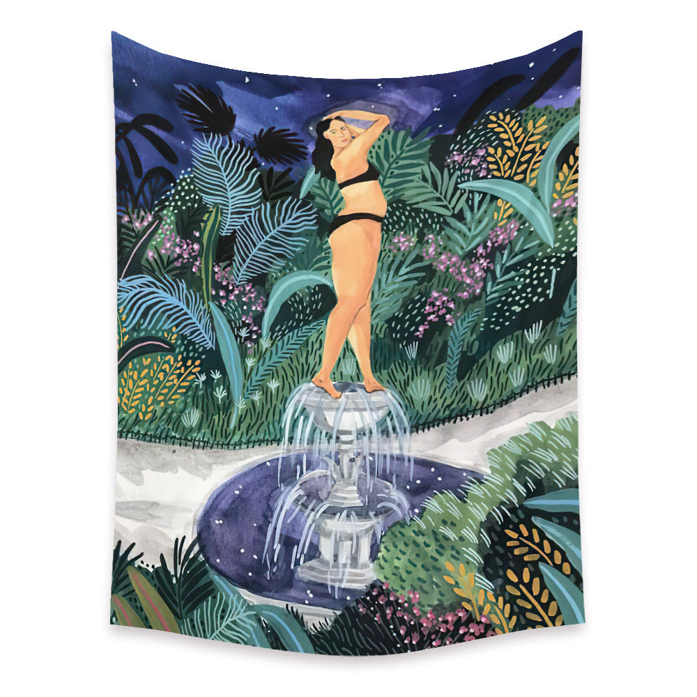 Bedroom Wall Decor Background Fabric Tapestry - Large Decorative Wall Hanging for Home