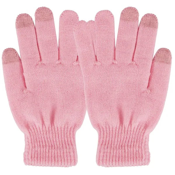 Unisex Winter Knit Gloves - Touchscreen Windproof Cycling & Skiing Gloves