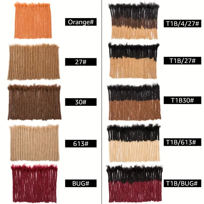 Human Hair, 0.4cm And 0.6cm Thick, Pre-colored, Handmade, Unisex, Dyeable, Bleached, Curled And Twisted.