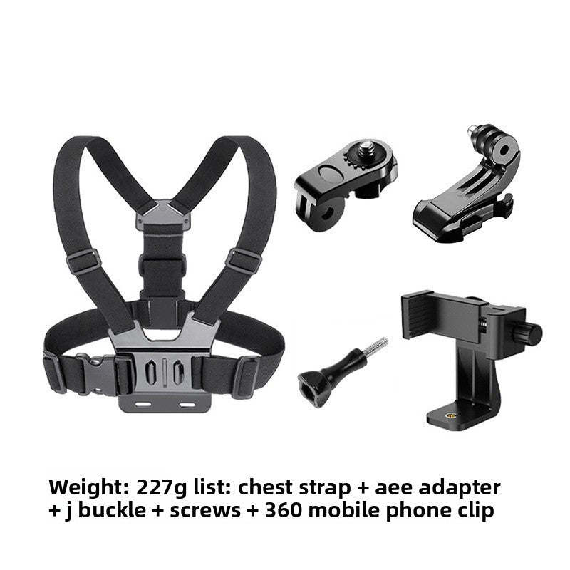 Action Camera Chest Mount - Sports Recording Harness Set
