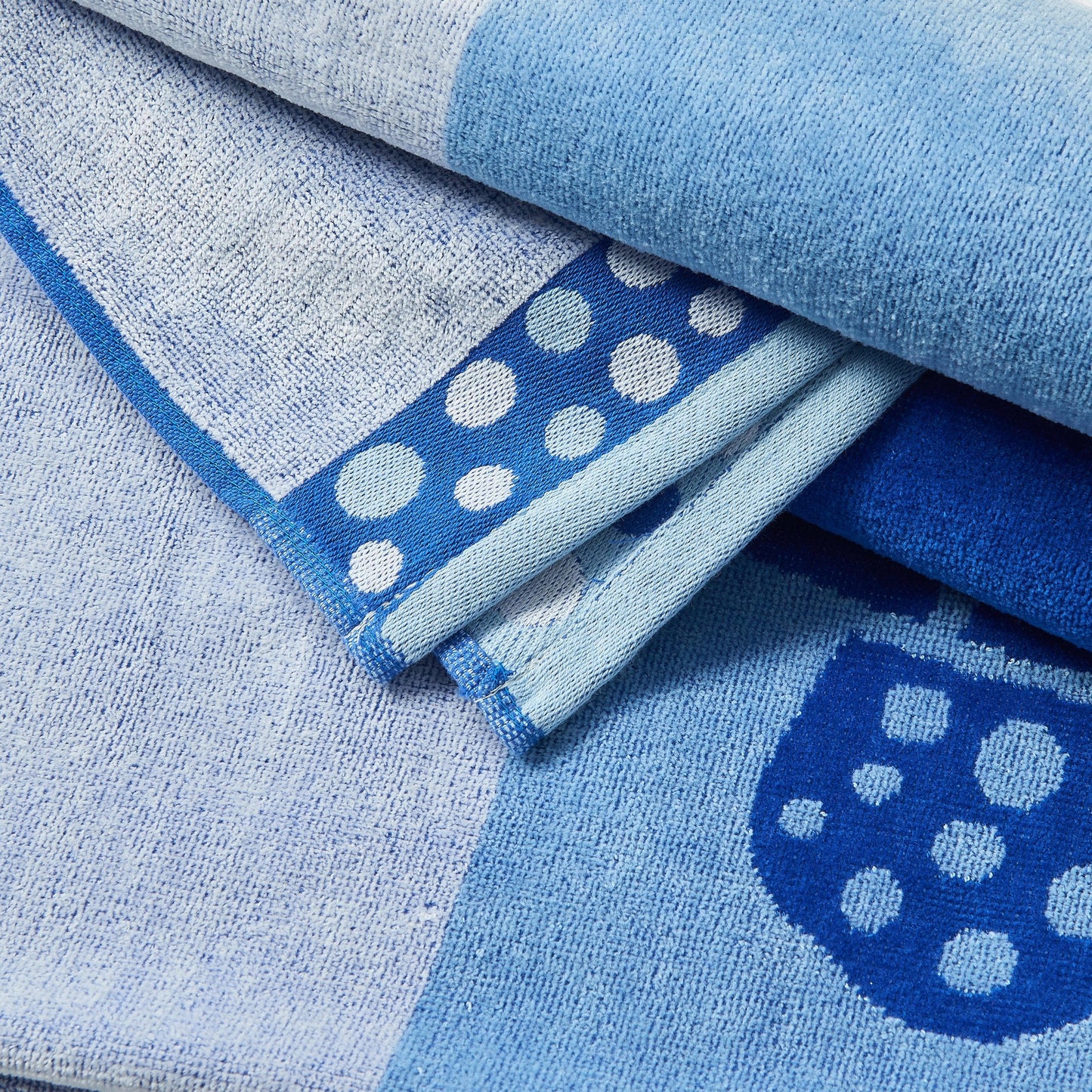 2 Pack 100% Cotton Jacquard Beach Towels - Playa Collection