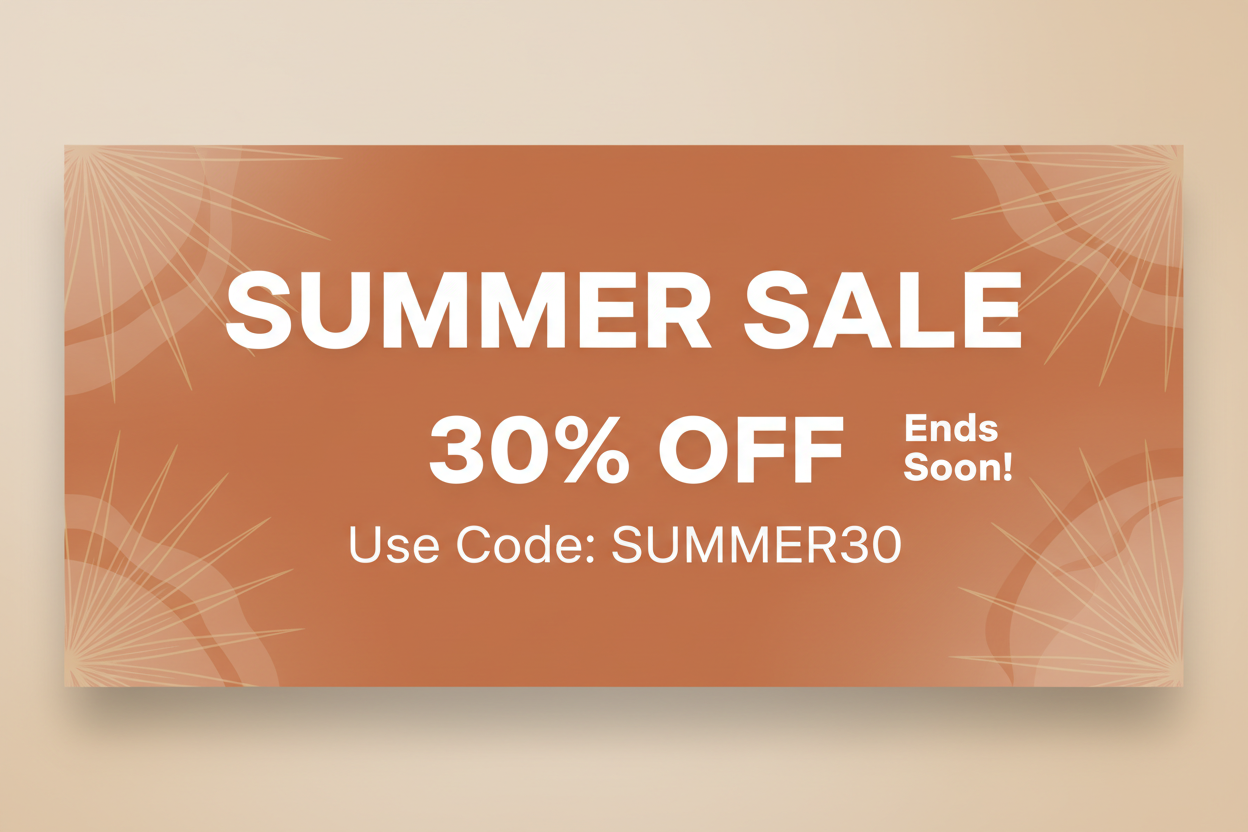 Summer Sale Banner