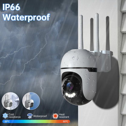 3MP PTZ Wireless Indoor Outdoor Mini Camera CCTV Network Security System Wifi Camera - DropOnline.co