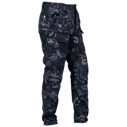 Outdoor Technical Trousers Men's Soft Shell Tactical Pants Fleece Warm Leisure