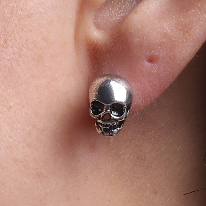 Retro Skull Earrings - Personality Halloween Drop Earrings