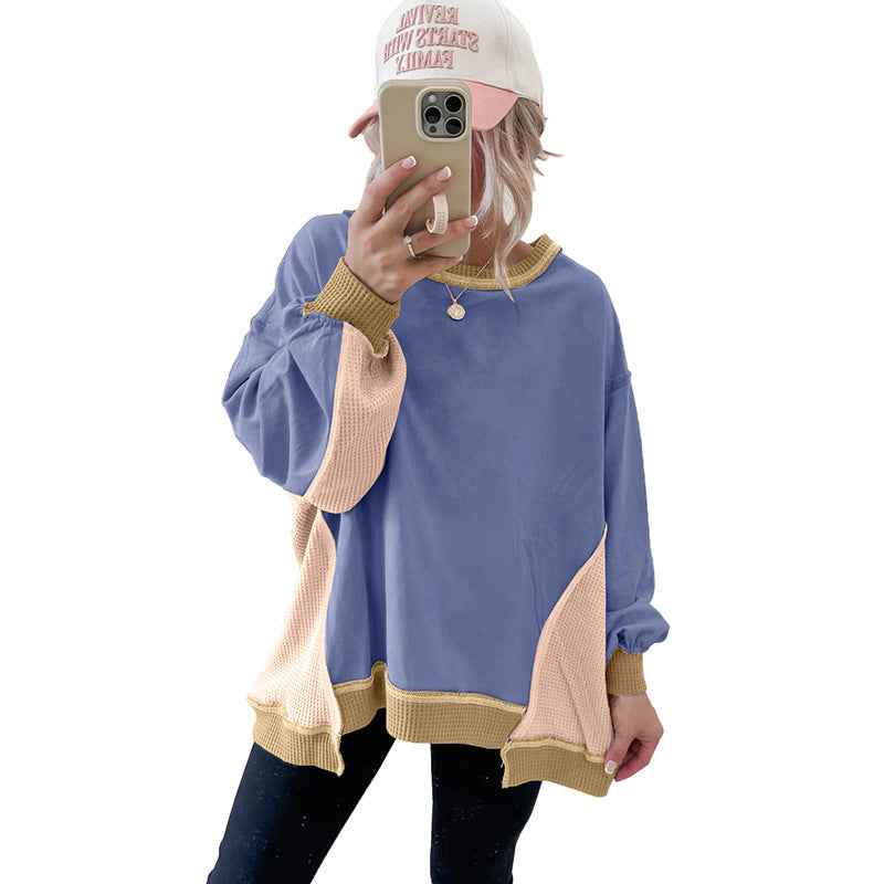 New Round-neck Long-sleeve Casual Versatile Hoodie