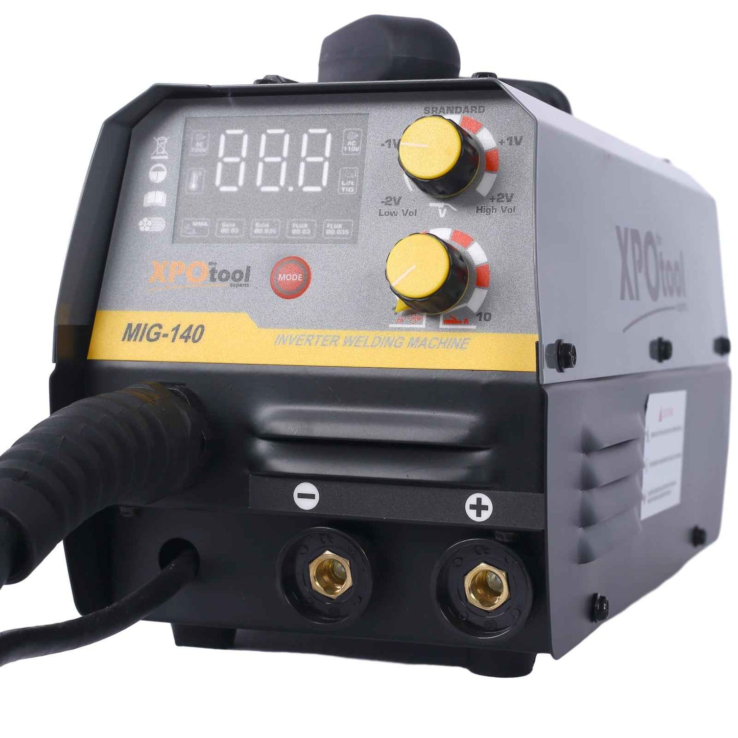 140A MIG Welder,110V 220V Dual Voltage Multiprocess Welder,Gas Gasless MIG Welding Machine,4 In 1 Flux MIG Solid Wire Lift TIG Stick  Welder