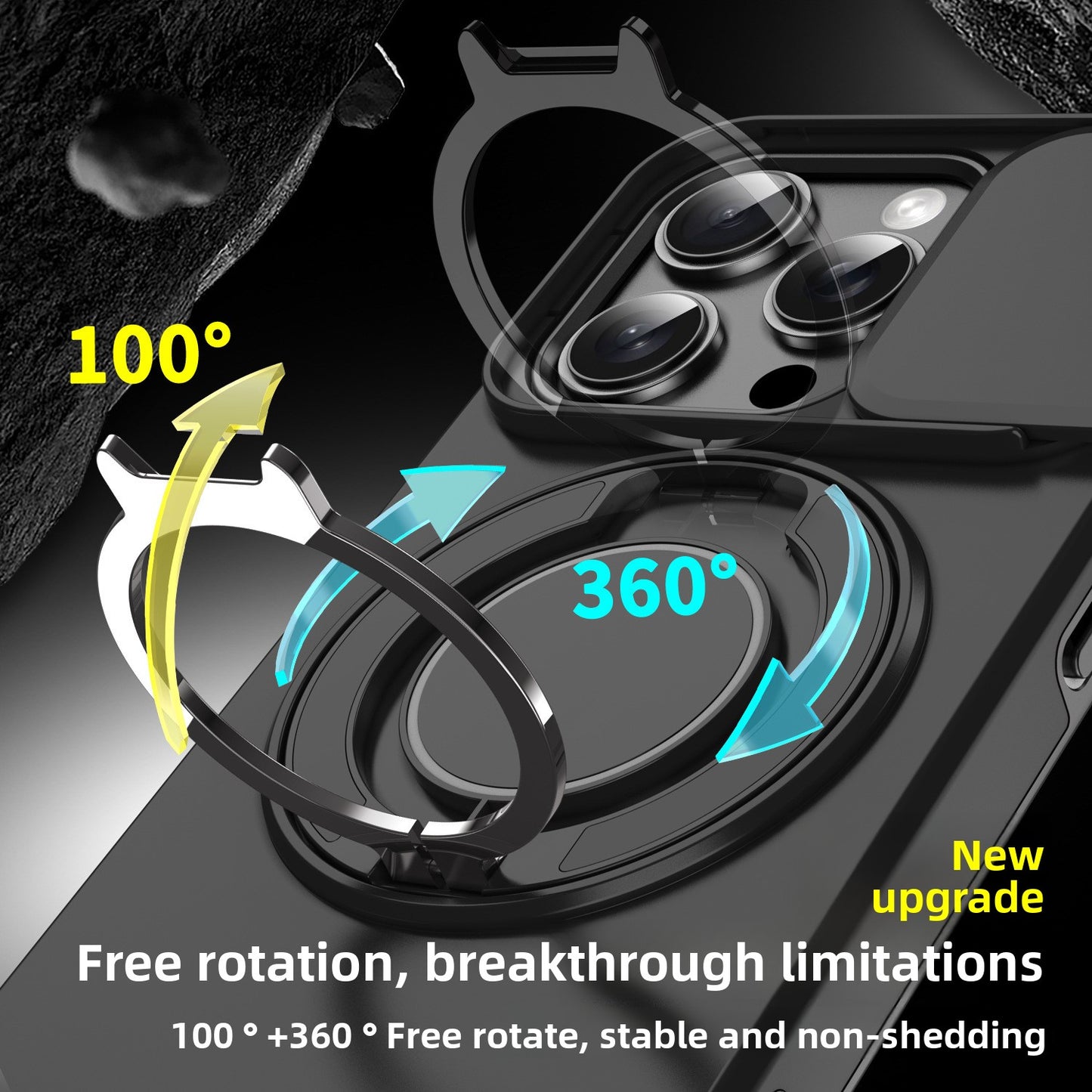 Magnetic Sliding Window iPhone Case - Privacy Protection for iPhone 11-17 Pro Max