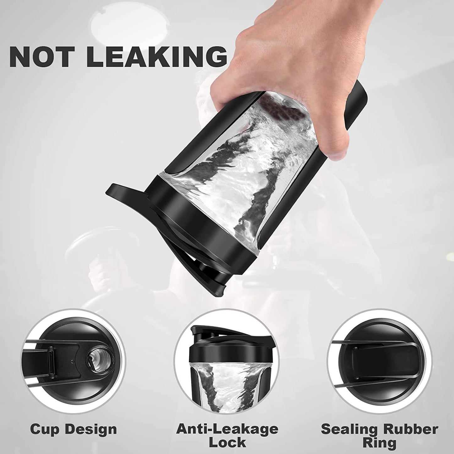 Automatic Mixing Cup - Rechargeable Self-Stirring Tumbler 450ml