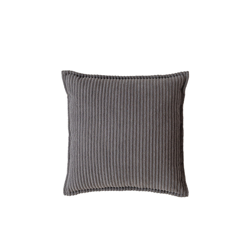 Corduroy Striped Pillow Cover - Textured Ribbed Cushion Case