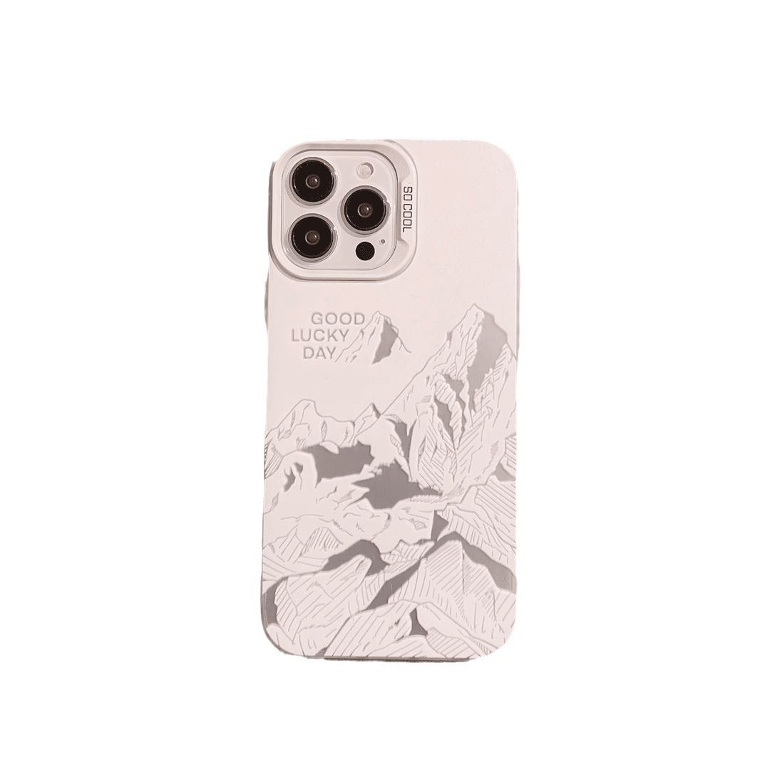 Scenic Landscape iPhone Case - Sunset Mountain Design