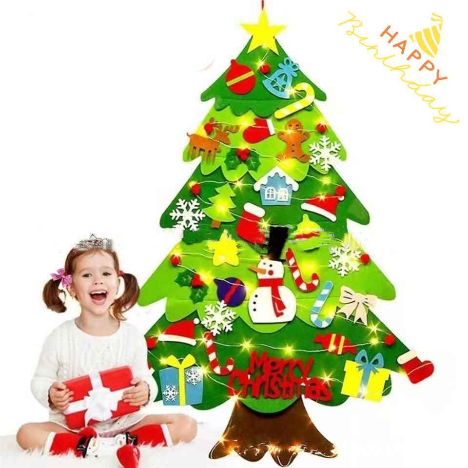 Felt Cloth to Decorate Christmas Tree - DIY Tree Decoration Kit - DropOnline.co