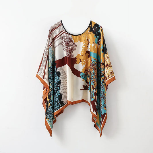 Pullover Shawl Outerwear Cover-up - Multifunctional Scarf Wrap