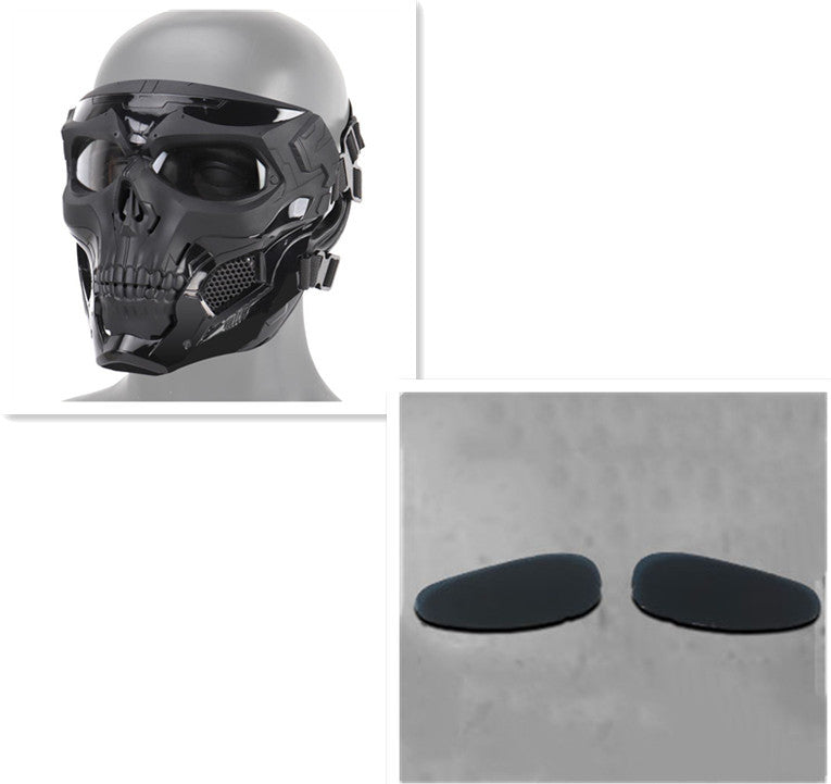 Halloween Skull Horror Helmet Mask - Premium Costume Headpiece