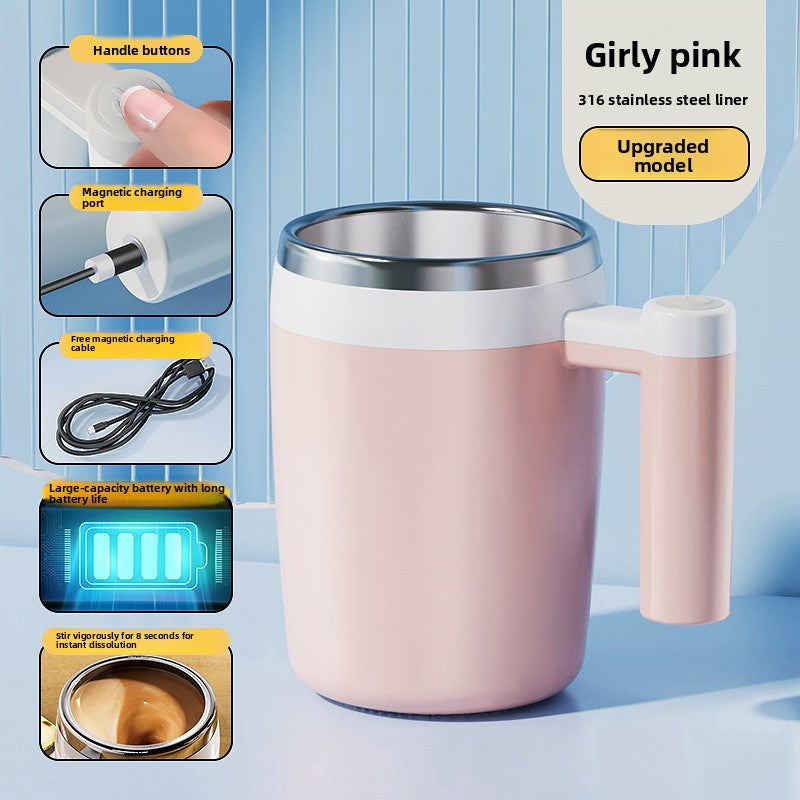 Rechargeable Automatic Magnetic Mixing Cup