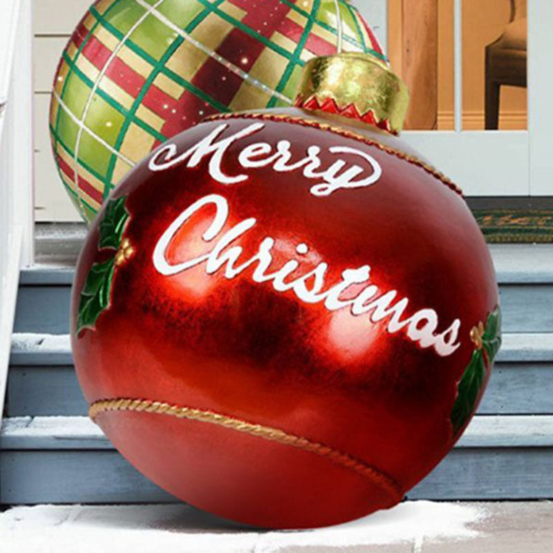 Giant Inflatable Christmas Ball 60cm - PVC Outdoor Ornament Decoration for Tree & Yard