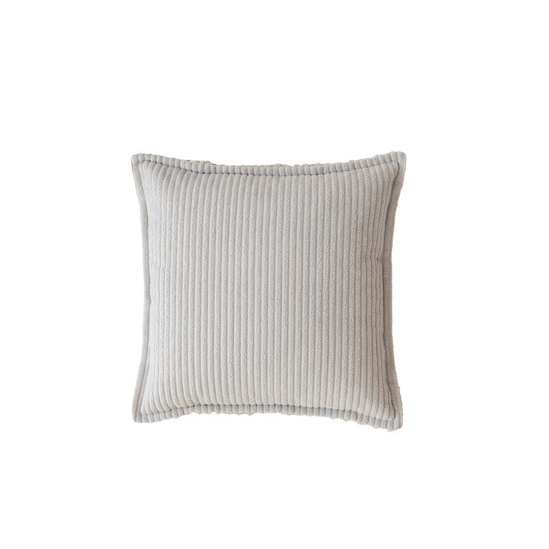 Corduroy Striped Pillow Cover - Textured Ribbed Cushion Case