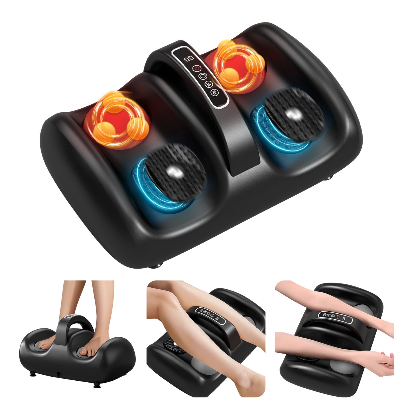Leg Beauty Machine - Electric Foot Massager, Featuring Light Therapy Function, Adjustable Speed And Direction Control, Designed To Help Relax The Body And Relieve Pain