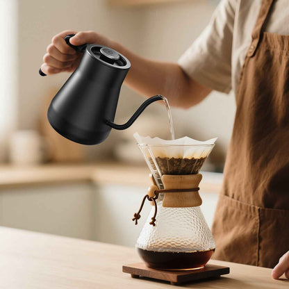 Gooseneck Electric Kettle With Temperature Control For Pour Over Coffee & Tea, Quick Heating, Hot Water Boiler, 1200W,Banned Platforms Amazon Temu